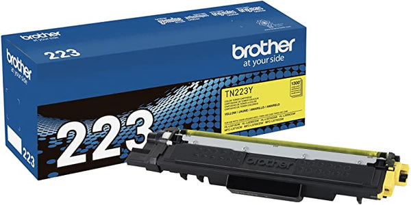 Original Brother TN-223Y Yellow Toner Cartridge, Standard Yield