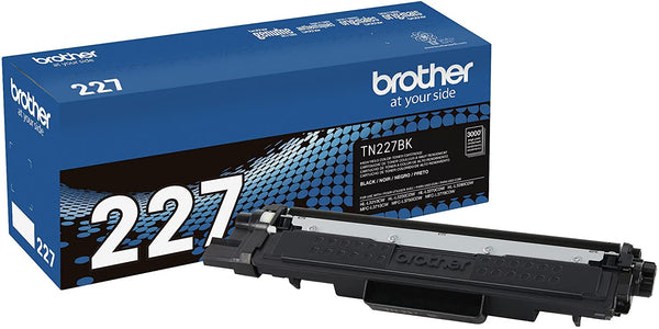 Original Brother TN-227 Black Toner Cartridge, High Yield