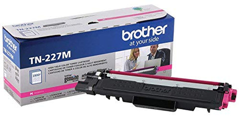 Original Brother TN-227 Magenta Toner Cartridge, High Yield