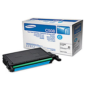 Original Samsung CLTC508L (SU058A) High Yield Cyan Toner Cartridge (4K YLD)