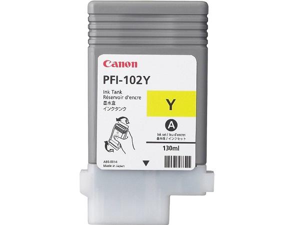 Original Canon 0898B001AA (PFI-102) Ink, Yellow