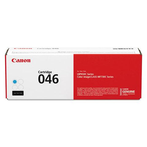 Original Canon 1249C001 (046) Toner, 2300 Page-Yield, Cyan