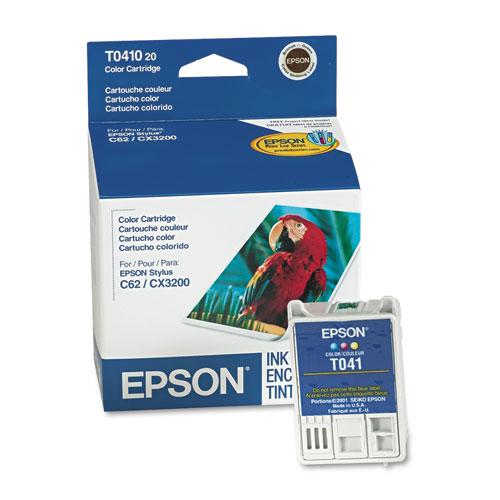 Original Epson T041020 (41) Ink, Tri-Color