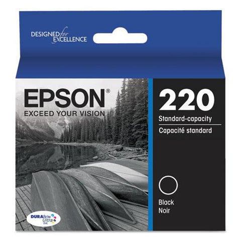 Original Epson T220120 (220) DURABrite Ultra Ink, Black