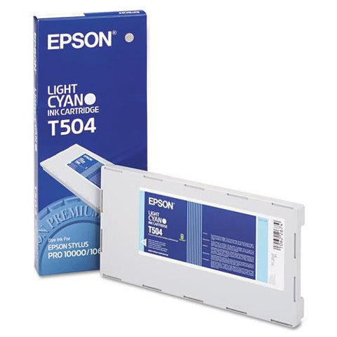 Original Epson T504011 (T504) Ink, Light Cyan