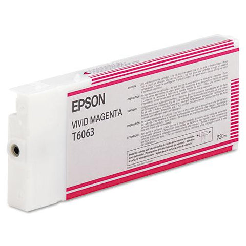 Original Epson T606300 (60) Ink, Vivid Magenta