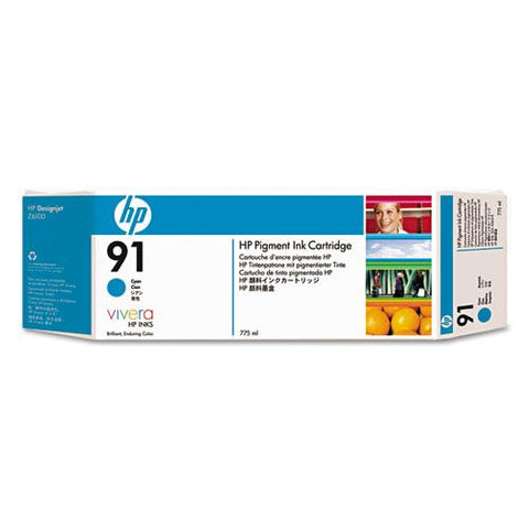 Original HP 91 (C9467A) Cyan Original Ink Cartridge