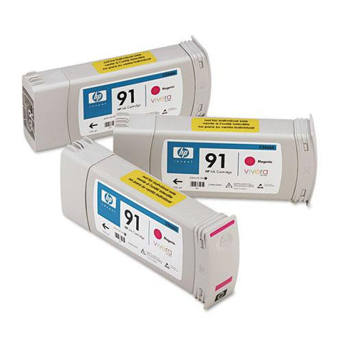 Original HP 91, (C9484A) 3-pack Magenta Original Ink Cartridges