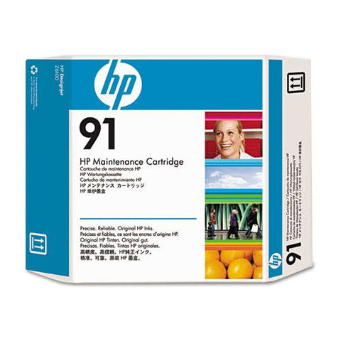 Original HP 91, (C9518A) Designjet Maintenance Cartridge