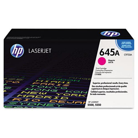 Original HP 645A, (C9733A) Magenta Original LaserJet Toner Cartridge