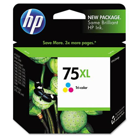 Original HP 75XL, (CB338WN) High Yield Tri-color Original Ink Cartridge