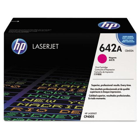 Original HP 642A, (CB403A) Magenta Original LaserJet Toner Cartridge