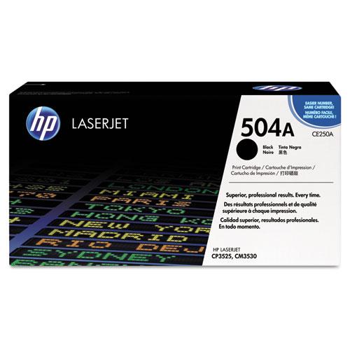 Original HP 504A, (CE250A-G) Black Original LaserJet Toner Cartridge for US Government