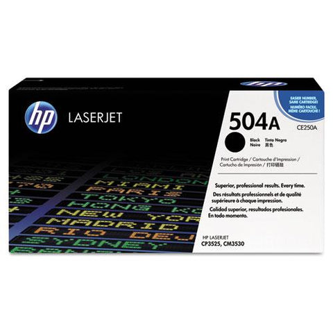 Original HP 504A, (CE250A-G) Black Original LaserJet Toner Cartridge for US Government