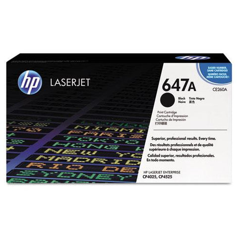 Original HP 647A, (CE260A-G) Black Original LaserJet Toner Cartridge for US Government