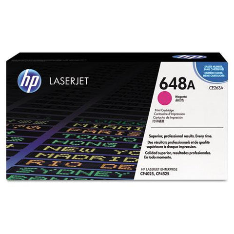 Original HP 648A, (CE263A-G) Magenta Original LaserJet Toner Cartridge for US Government