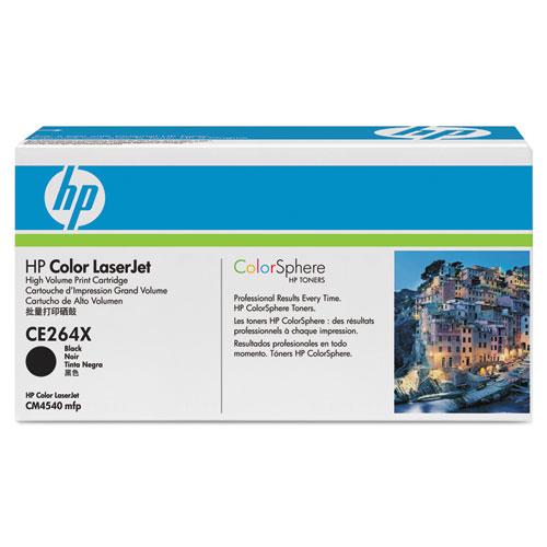 Original HP 646X, (CE264X) High Yield Black Original LaserJet Toner Cartridge