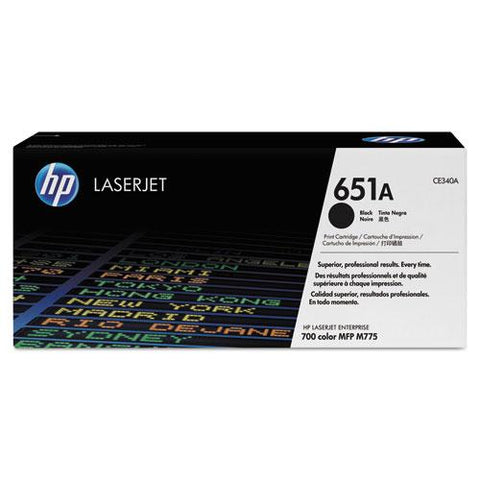 Original HP 651A, (CE340AG) Black Original LaserJet Toner Cartridge for US Government