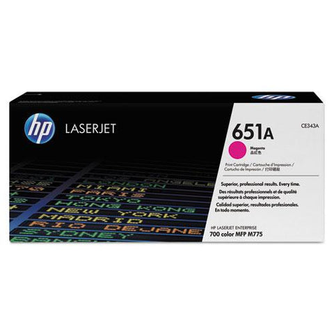 Original HP 651A, (CE343AG) Magenta Original LaserJet Toner Cartridge for US Government