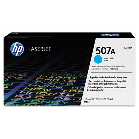 Original HP 507A, (CE401A-G) Cyan Original LaserJet Toner Cartridge for US Government