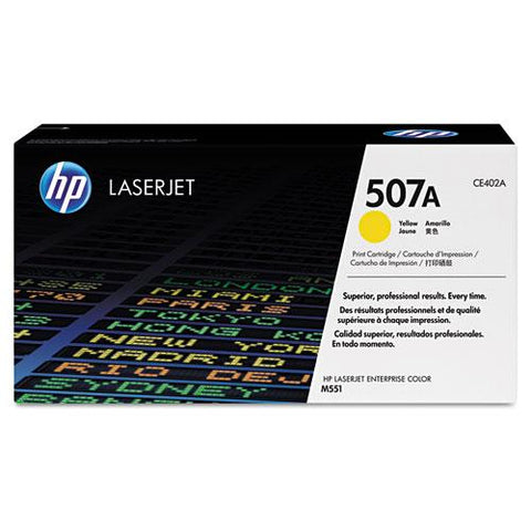 Original HP 507A, (CE402A-G) Yellow Original LaserJet Toner Cartridge for US Government