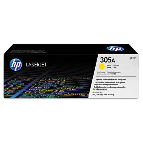 Original HP 305A, (CE412A-G) Yellow Original LaserJet Toner Cartridge for US Government