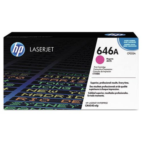 Original HP 646A, (CF033A) Magenta Original LaserJet Toner Cartridge