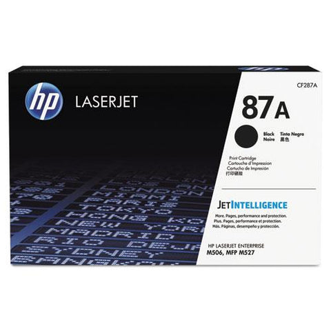 Original HP 87A, (CF287A) Black Original LaserJet Toner Cartridge