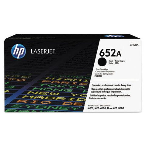 Original HP 652A, (CF320A) Black Original LaserJet Toner Cartridge