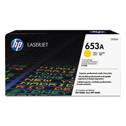 Original HP 653A, (CF322A) Yellow Original LaserJet Toner Cartridge