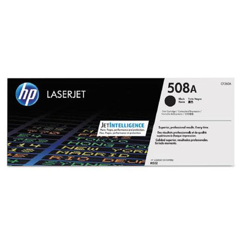 Original HP 508A, (CF360A) Black Original LaserJet Toner Cartridge