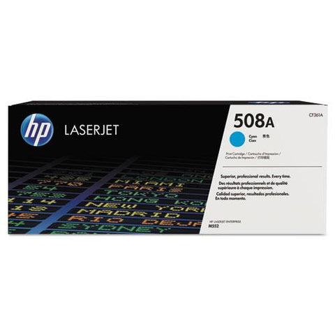 Original HP 508A (CF361A) Cyan Original LaserJet Toner Cartridge