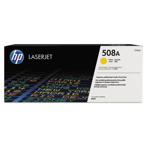 Original HP 508A, (CF362A) Yellow Original LaserJet Toner Cartridge