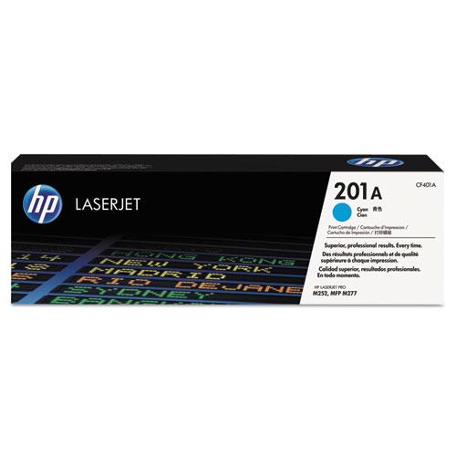 Original HP 201A, (CF401A) Cyan Original LaserJet Toner Cartridge