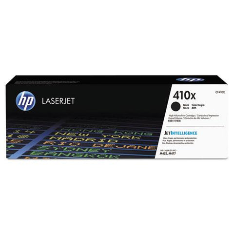 Original HP 410X, (CF410X) High-Yield Black Original LaserJet Toner Cartridge