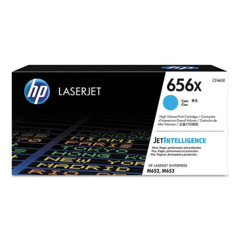 Original HP 656X, (CF461X) High Yield Cyan Original LaserJet Toner Cartridge