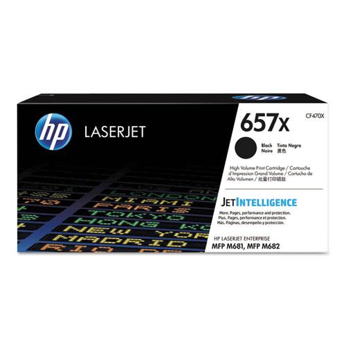 Original HP 657X, (CF470X) High Yield Black Original LaserJet Toner Cartridge