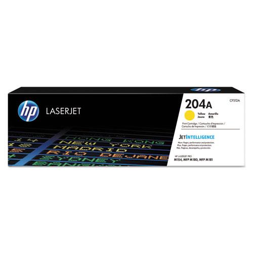 Original HP 204A, (CF512A) Yellow Original LaserJet Toner Cartridge