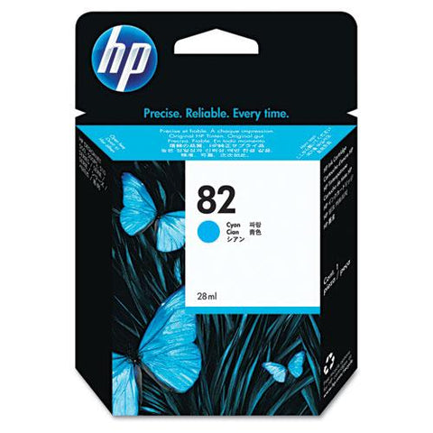 Original HP 82, (CH566A) Cyan Original Ink Cartridge