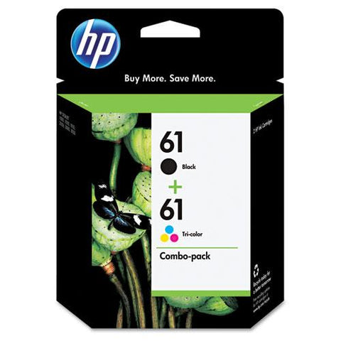 Original HP 61, (CR259FN) 2-pack Black/Tri-Color Original Ink Cartridges