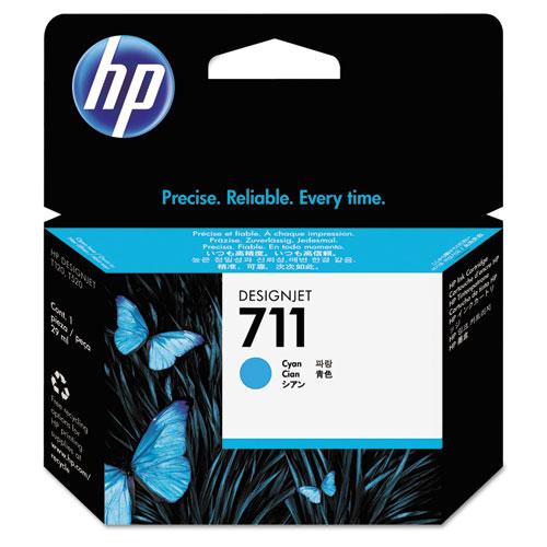 Original HP 711, (CZ130A) Cyan Original Ink Cartridge