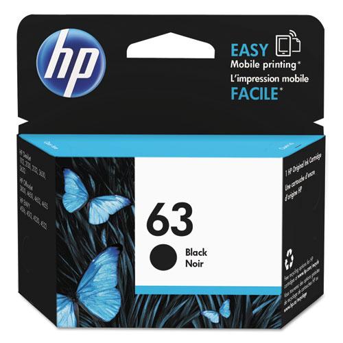 Original HP 63, (F6U62AN) Black Original Ink Cartridge