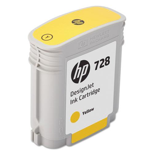 Original HP 728 (F9J61A) Yellow Original Ink Cartridge, 40 mL