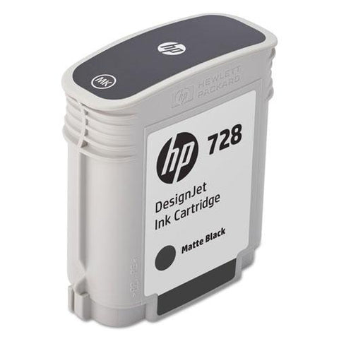 Original HP 728 (F9J64A) Matte Black Original Ink Cartridge, 69 mL