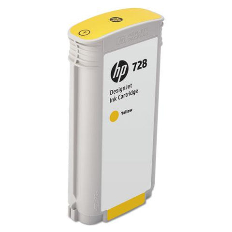 Original HP 728 (F9J65A) Yellow Original Ink Cartridge, 130 mL