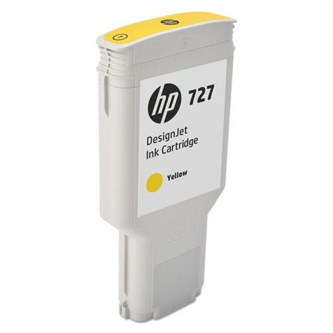 Original HP 727 (F9J78A) Yellow Original Ink Cartridge, 300 mL