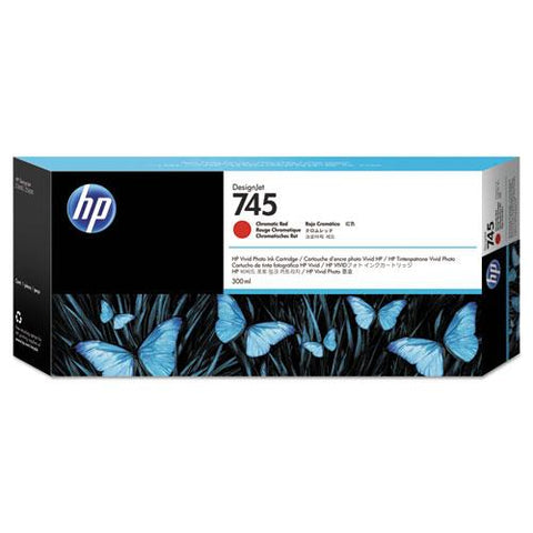 Original HP 745 (F9K06A) Chromatic Red Original Ink Cartridge