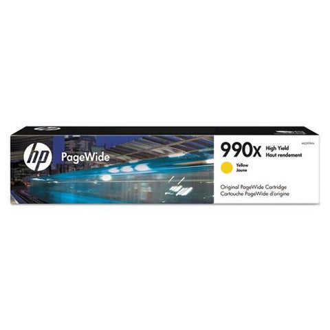 Original HP 990X (M0J97AN) High Yield Yellow Original Ink, 16000 Page-Yield