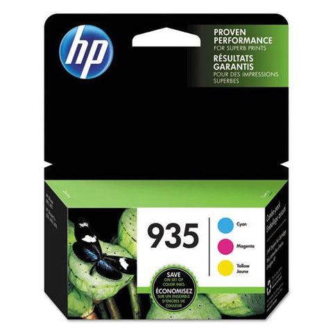 Original HP 935, (N9H65FN) 3-pack Cyan/Magenta/Yellow Original Ink Cartridges