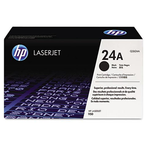 Original HP 24A, (Q2624A) Black Original LaserJet Toner Cartridge